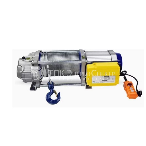 Лебедка электрическая TOR KCD(А) 750/1500 кг 100/50 м 380В (алюминиевый корпус)